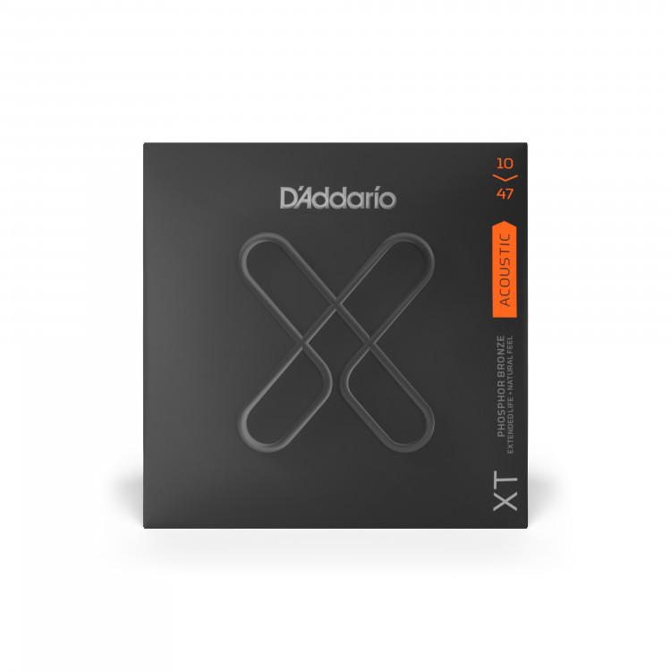 D'ADDARIO XTAPB1047 - струны для акустической гитары, фосфор/бронза, 10-47, с покрытием