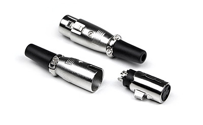 INVOTONE XLR3F200 - разъём XLR 3Р  кабельный, мама, корпус металл