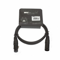 INVOTONE ADC1001 - кабель DMX с разъемами XLR(папа) - XLR(мама, длина - 1м
