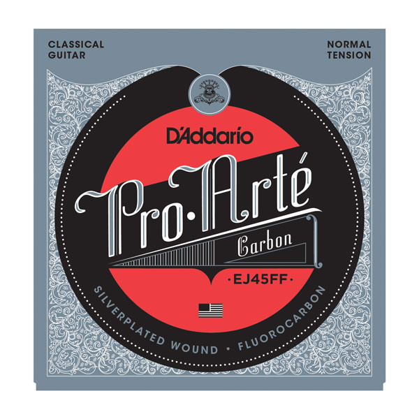 D'ADDARIO EJ45FF - струны для классической гитары,карбон, среднее натяжение