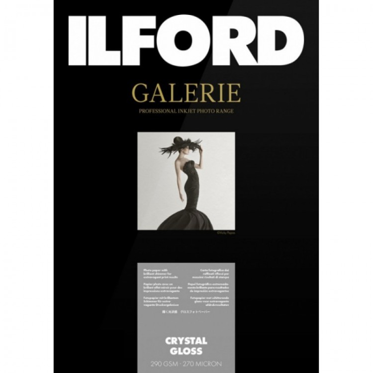 Фотобумага ILFORD Galerie Crystal Gloss , глянцевая/пигментные-DYE/RC Photo/ 290гсм/24" - 61cm x 30m