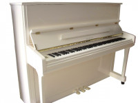 SAMICK JS121MD/WHHP - пианино,120x149x61, 264кг, струны "Roslau"(нем.), полир., белый