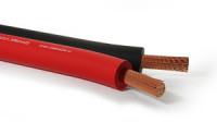 PROCAST cable SBR 16.OFC.1,306 профессиональный инсталляционный спикерный (акустический) кабель, 16AWG (2x1,306mm2), красно-черный, 65/0,16mm OFC (99,97%), бухта 100m