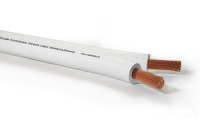 PROCAST cable SWH 18.OFC.0,824   профессиональный инсталляционный спикерный (акустический) кабель, 18AWG (2x0,824mm2), белый, 41/0,16mm OFC (99,97%), бухта 100m 