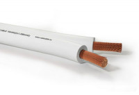 PROCAST cable SWH 16.OFC.1,306  профессиональный инсталляционный спикерный (акустический) кабель, 16AWG (2x1,306mm2), белый, 65/0,16mm OFC (99,97%), бухта 100m 