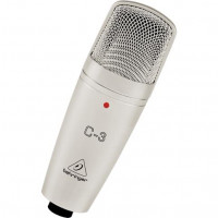 BEHRINGER C-3 - студийный конденсаторный микрофон,40 - 18000 Гц ,кардиоида, всенаправленная, восьмер