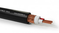 PROCAST cable BMC 6/20/0,12  профессиональный балансный микрофонный (сигнальный) кабель, внешний диаметр 6mm, 2*(20/0.12) PE+SP60/0.12, цвет изоляции черный, бухта 100m
