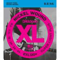 D'ADDARIO EXL120+ - струны для электрогитары, Light Plus, никель, 095-44