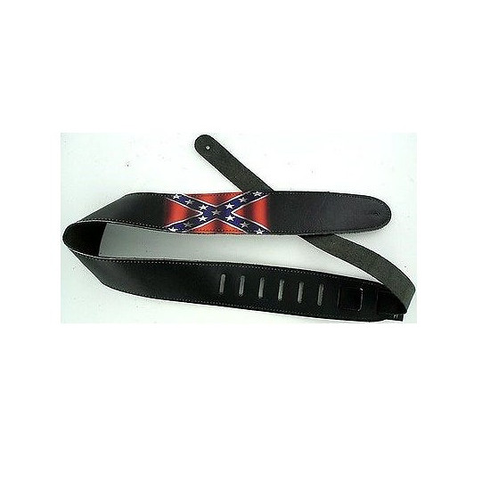 PERRI'S P25LSS-32 CONFEDERATE FLAG - кожаный ремень (Флаг Конфедерации)