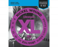 D'ADDARIO EXL120BT - струны для  электрогитары, Super Light, 9-40, никель