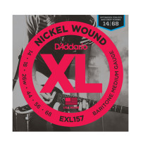 D'ADDARIO EXL157 - струны для  электрогитары, никель, Baritone Medium, 14-68