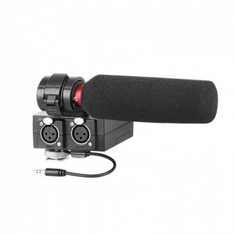 Микрофон-пушка Saramonic MixMic направленный накамерный с микшером