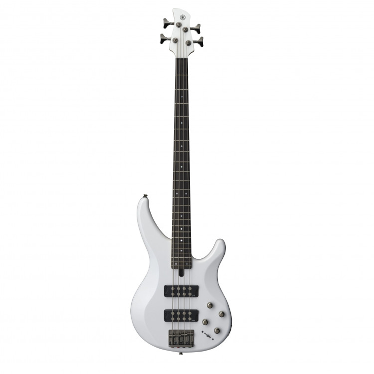 YAMAHA TRBX304 WH - бас-гитара, HH актив, 34", цвет белый