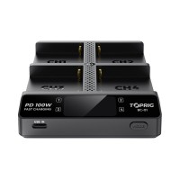 Зарядное устройство Accsoon TOPRIG BC01 4-Bay NP-F