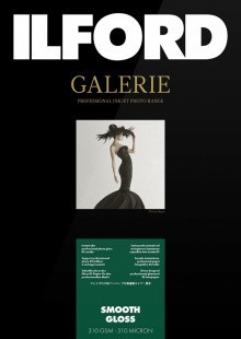 Фотобумага ILFORD Galerie Smooth Gloss , глянцевая/пигментные-DYE/RC Photo/ 310гсм/A4 - 210mm x 297m