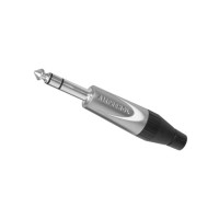 AMPHENOL TS3PJ - джек стерео, кабельный, 6.3 мм,  цвет никель, зажим Jaws,  колпачок пластик