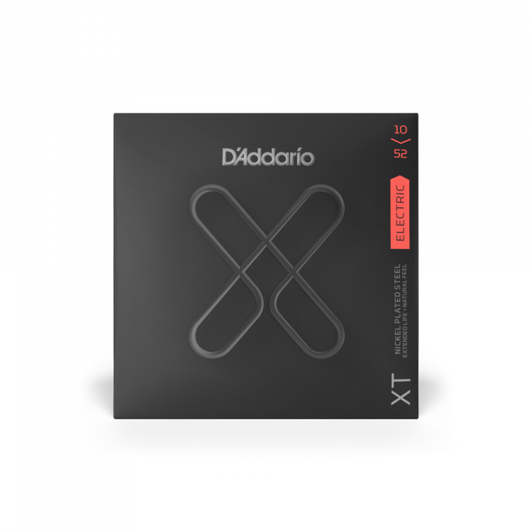 D'ADDARIO XTE1052 - струны для электрогитары, никелированные, 10-52, с покрытием