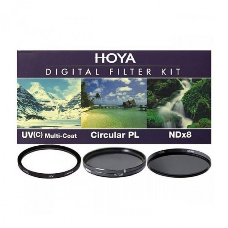 Набор светофильтров Hoya KIT: UV (C) HMC MULTI, PL-CIR, NDX8 46MM