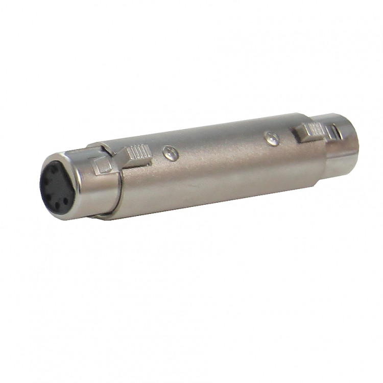 INVOTONE AD353 - переходник 5P XLR мама <>3P XLR мама,  корпус металл