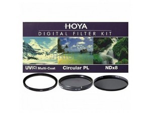 Набор светофильтров Hoya KIT: UV (C) HMC MULTI, PL-CIR, NDX8 55.0MM
