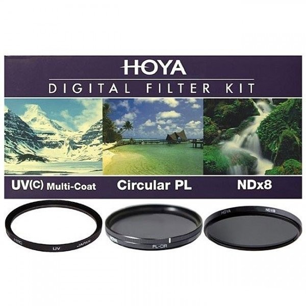 Набор светофильтров Hoya KIT: UV (C) HMC MULTI, PL-CIR, NDX8 62.0MM