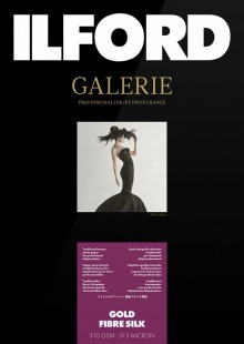 Фотобумага ILFORD Galerie GOLD FIBRE SILK шелк/пигментные/баритовая/310гсм/A2 - 420mm x 594mm 25 шт