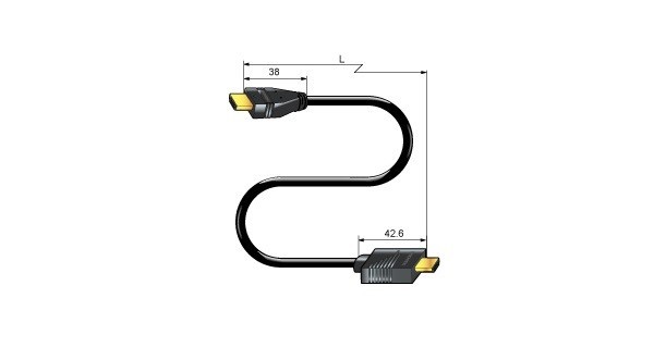 Кабель соединительный HDMI Canare HDM20AE-EQ