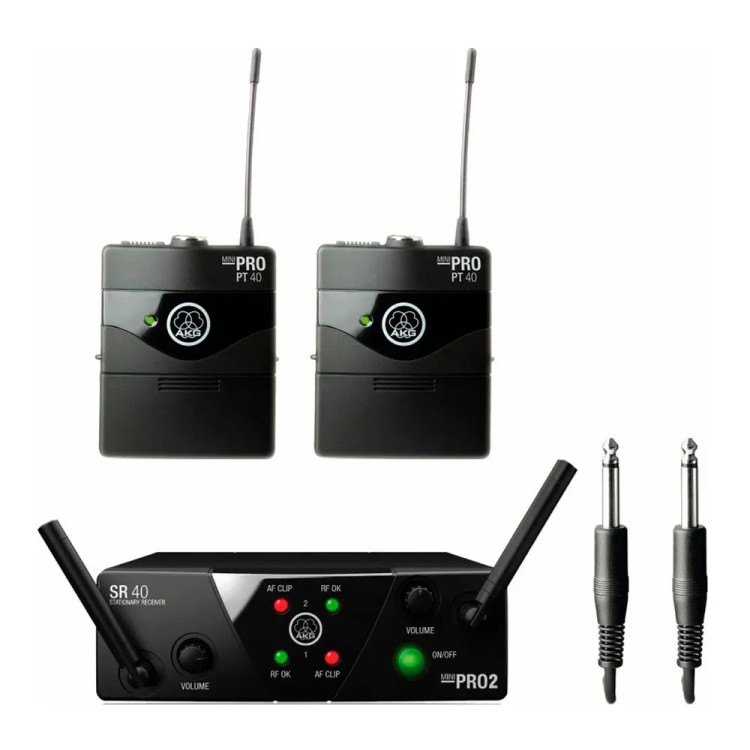 AKG WMS40 Mini2 Instrumental Set BD US45A/C - радиосистема инструментальная с 2-мя передатчиками 660.7-662.3МГц