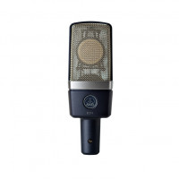AKG C214 - конденсаторный микрофон с 1" мембраной. В комплекте: держатель антивибрационный, КЕЙС