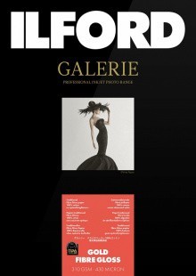 Фотобумага ILFORD Galerie Gold Fibre Gloss , глнцевая/пигментные/баритовая/310гсм/24" - 61cm x 12m 1