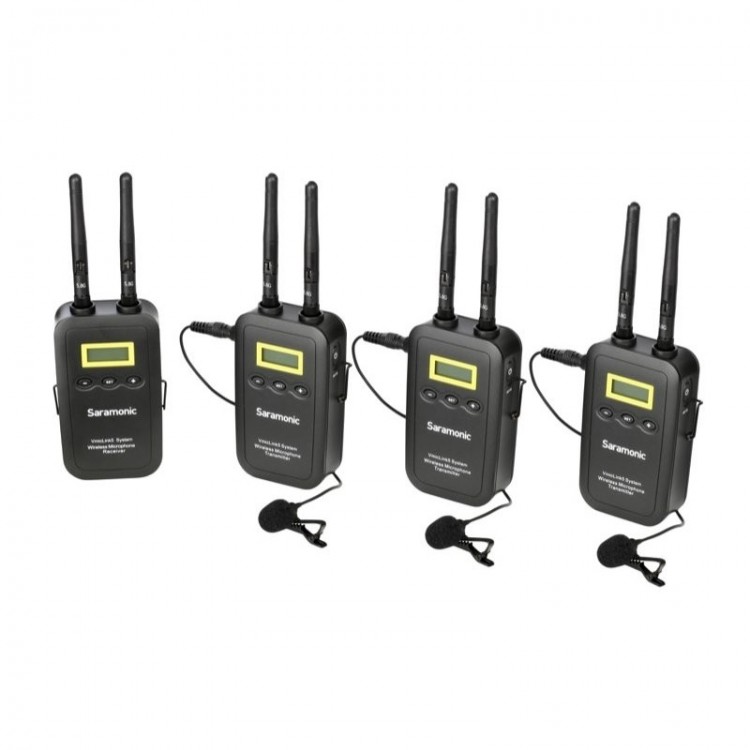 Цифровая радиосистема Saramonic VmicLink5 TX+TX+TX+RX 3 передатчика и 1 приемник