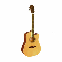 BEAUMONT DG141 - акустическая гитара, дредноут с вырезом 41", корпус липа, цвет натуральный, матовый
