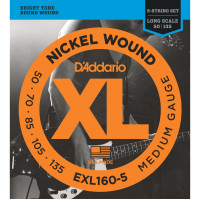 D'ADDARIO EXL160-5 - струны для БАС-гитары, 5-стр. soft/reg, 050-135