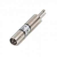 INVOTONE J123M - переходник 3P XLR папа  <-> 6.35мм моно джек папа, корпус металл