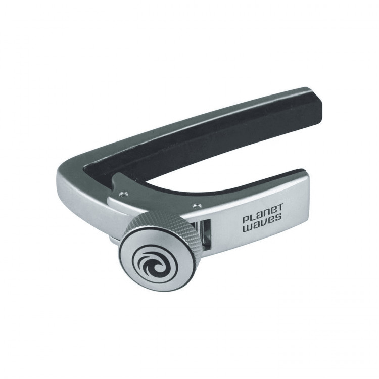 PLANET WAVES PW-CP-02S - каподастр для акустических, электро- и 12-струнных гитар, винтовой, хром