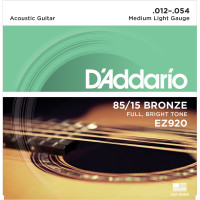 D'ADDARIO EZ920 - струны для акустической гитары, бронза 85/15, Medium Light 12-54