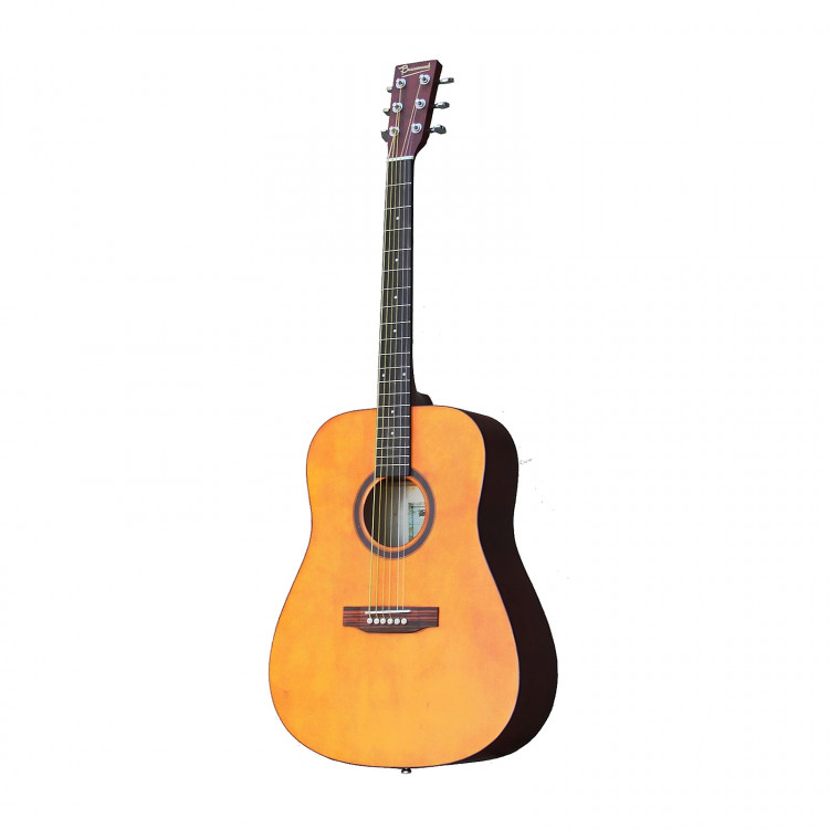 BEAUMONT DG80/NA - акустическая гитара, дредноут, корпус липа, цвет натуральный, матовый