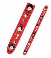 PERRI'S P25BB-1059 - кожаный ремень (2,5") для гитары (Betty Boop в красном платье)