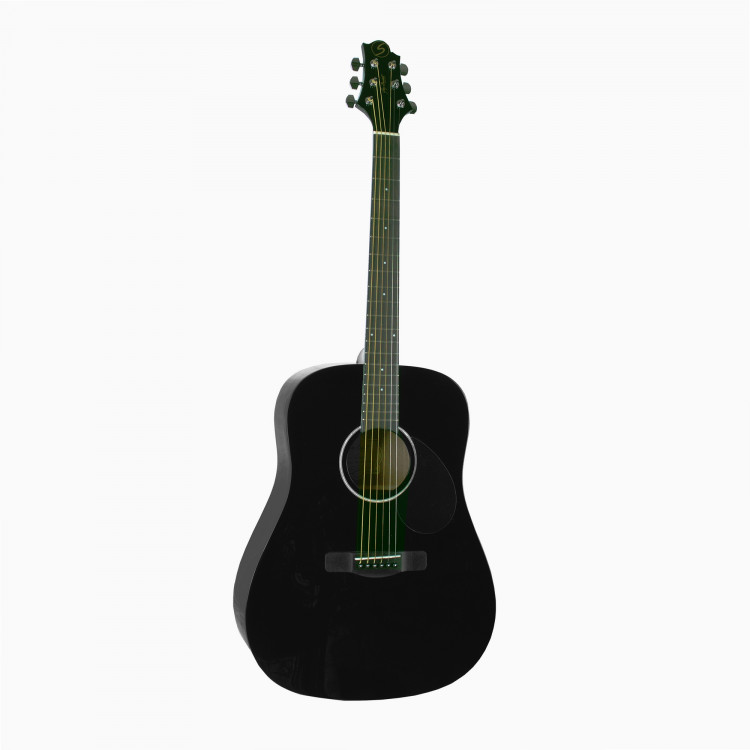 GREG BENNETT D1/BK - акустическая гитара, дредноут, нато, цвет черный