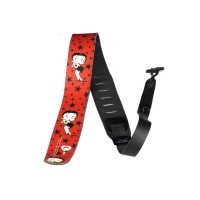 PERRI'S P25BB-1122 BETTY BOOP - кожаный ремень (2,5") для гитары. (BETTY BOOP)
