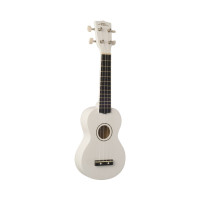 WIKI UK10G/WHT - гитара укулеле сопрано, клен, цвет белый глянец, чехол в комплекте